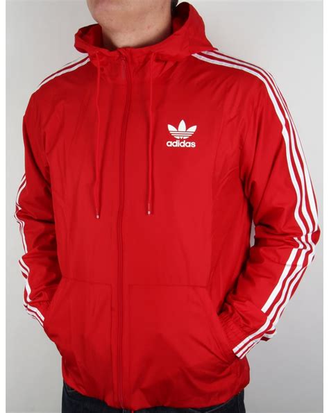 adidas jacke windbreaker rot|Adidas windbreaker jacket men's.